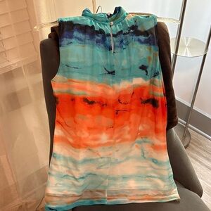 Sleeveless Multicolor Women's Top